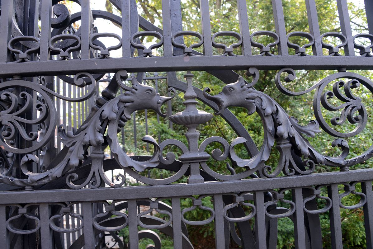 36B The Central Park Conservatory Garden Iron Vanderbilt Gate Was Made In Paris in 1894